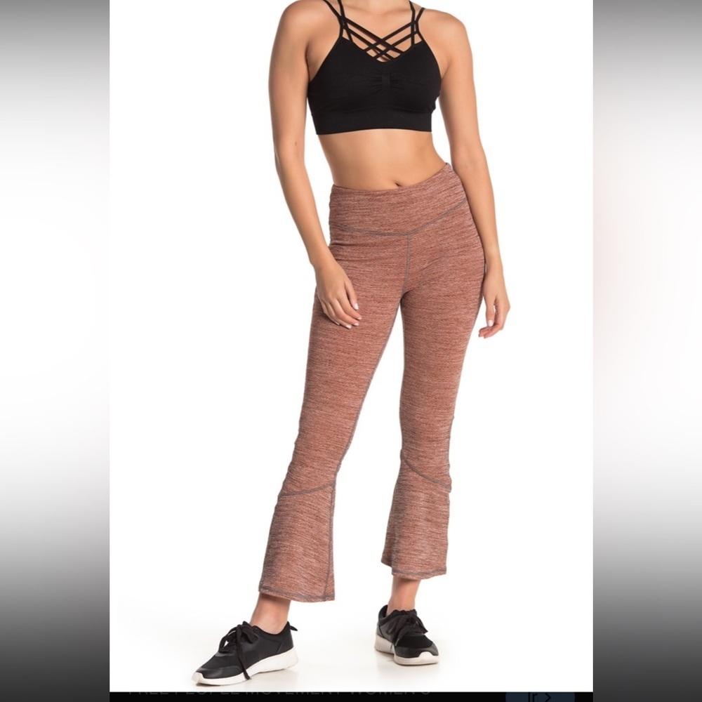 FP Movement by Free People Brown Flared Leggings